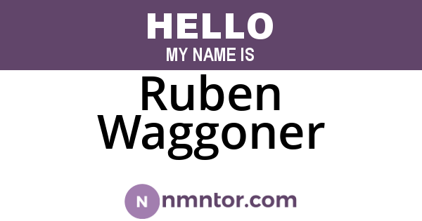 Ruben Waggoner