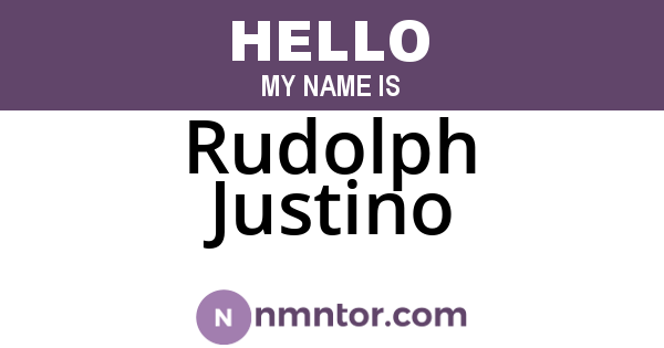 Rudolph Justino