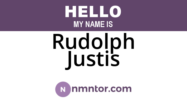 Rudolph Justis