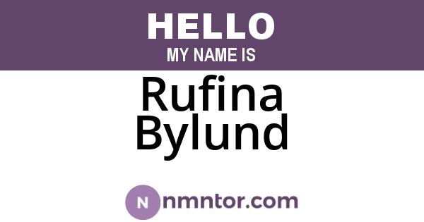 Rufina Bylund