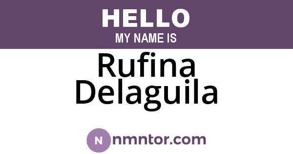 Rufina Delaguila