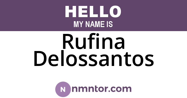 Rufina Delossantos