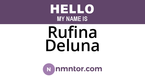 Rufina Deluna