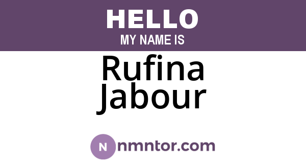 Rufina Jabour