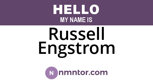 Russell Engstrom