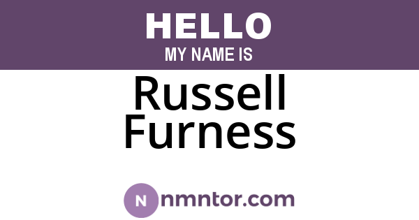 Russell Furness