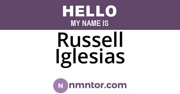 Russell Iglesias