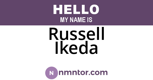 Russell Ikeda