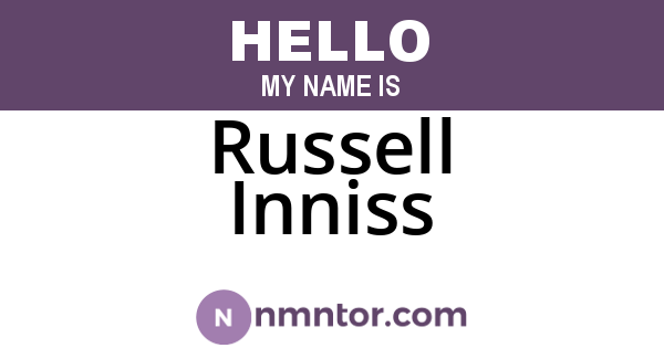 Russell Inniss