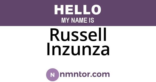 Russell Inzunza