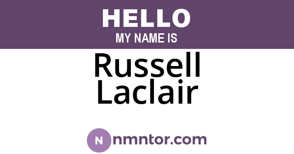 Russell Laclair