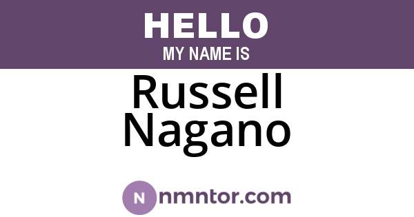 Russell Nagano