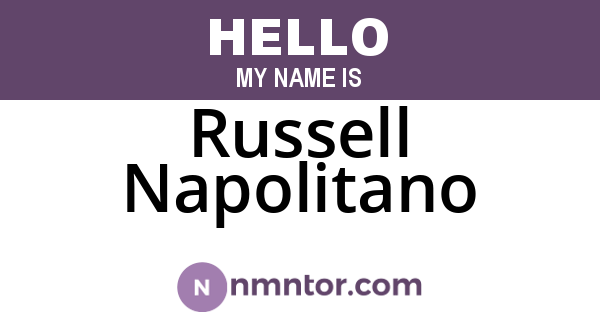 Russell Napolitano