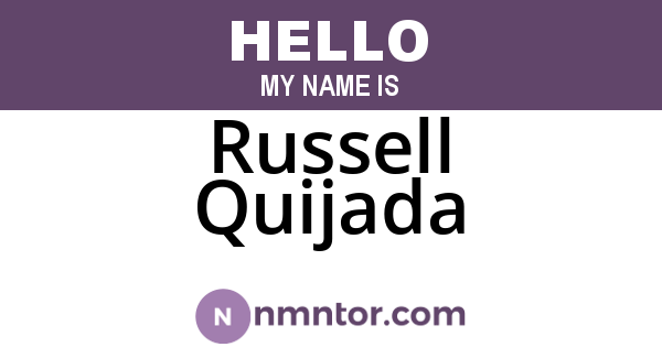 Russell Quijada