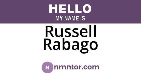 Russell Rabago