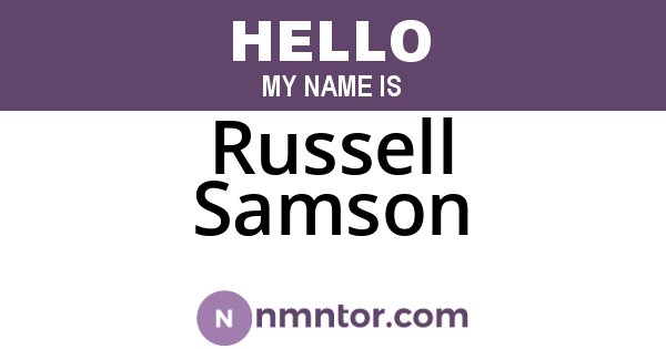 Russell Samson
