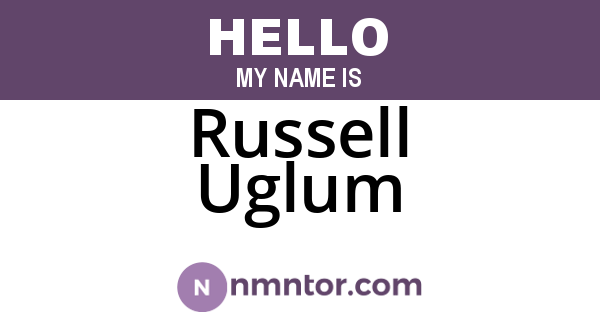 Russell Uglum