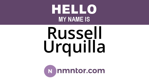 Russell Urquilla