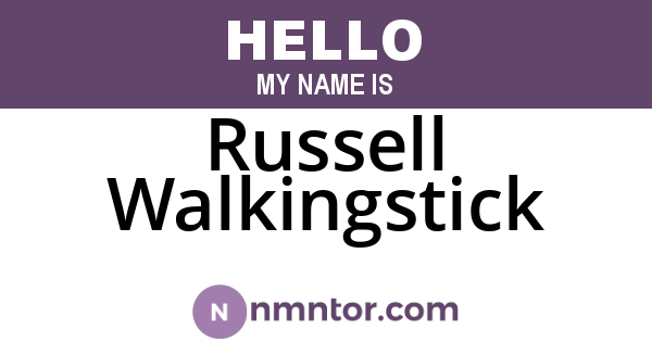 Russell Walkingstick