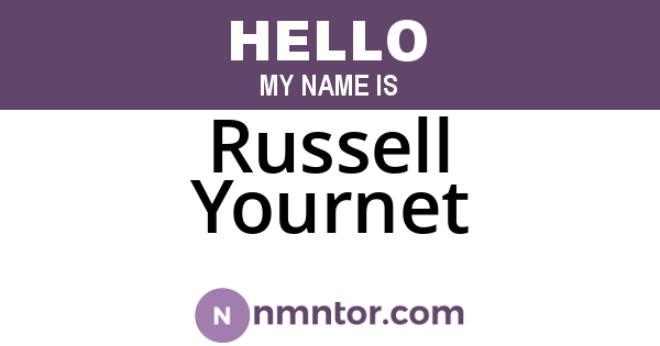 Russell Yournet