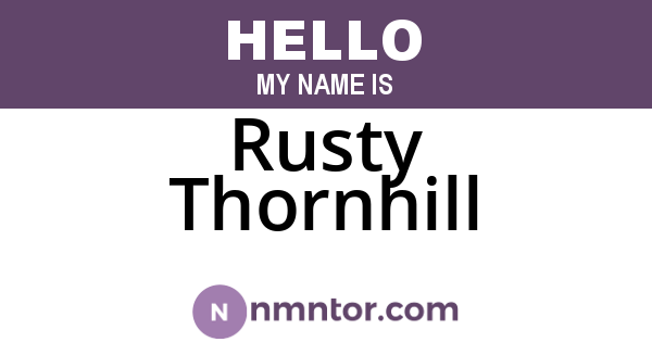 Rusty Thornhill