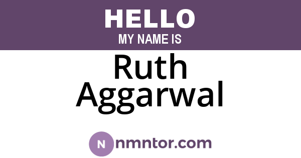 Ruth Aggarwal