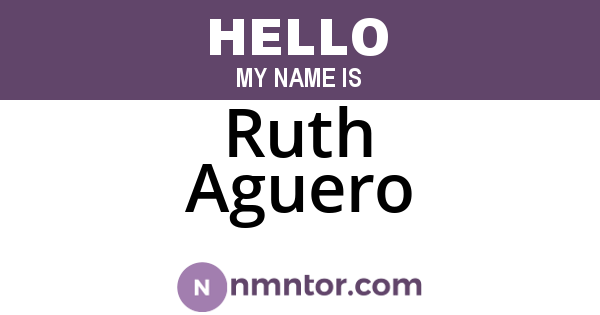 Ruth Aguero
