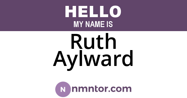 Ruth Aylward