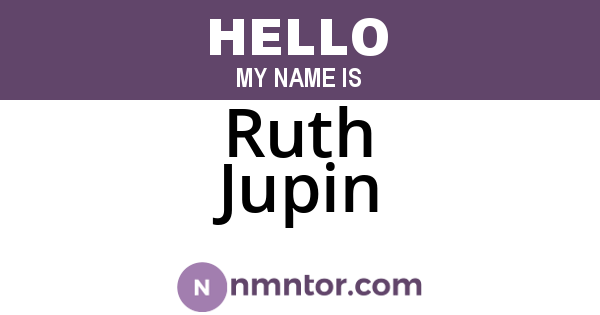 Ruth Jupin