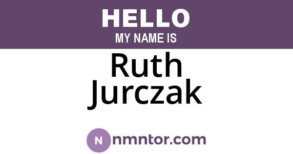 Ruth Jurczak