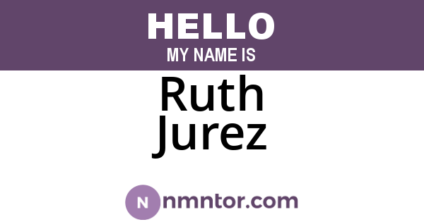 Ruth Jurez