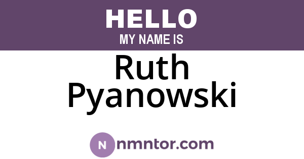 Ruth Pyanowski