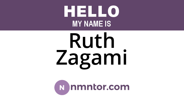 Ruth Zagami