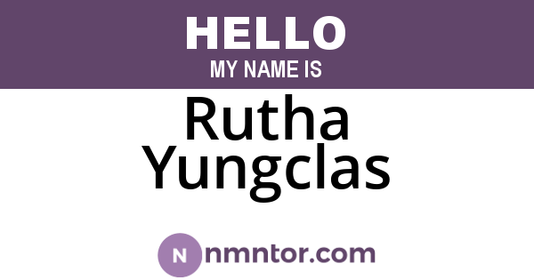 Rutha Yungclas