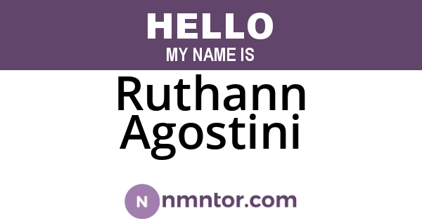 Ruthann Agostini