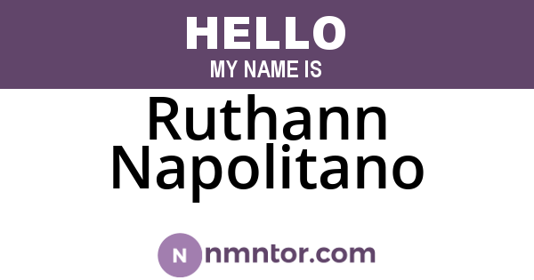 Ruthann Napolitano