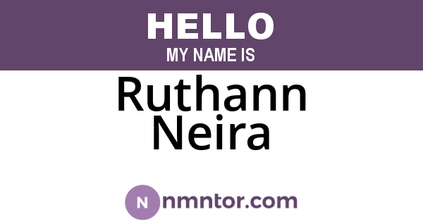 Ruthann Neira