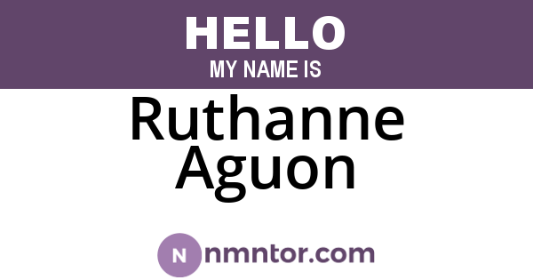 Ruthanne Aguon