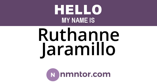 Ruthanne Jaramillo