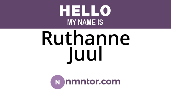 Ruthanne Juul