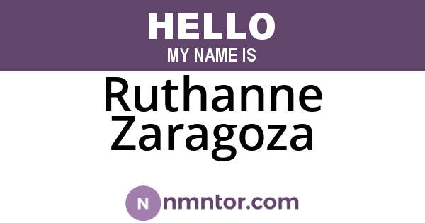 Ruthanne Zaragoza