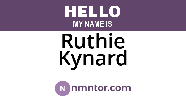 Ruthie Kynard