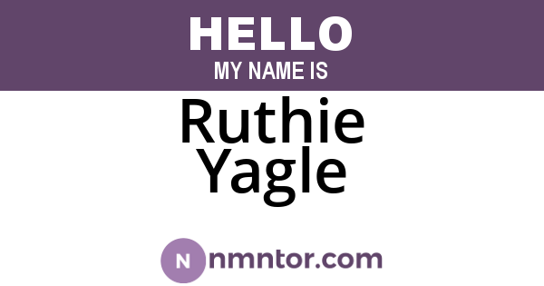 Ruthie Yagle