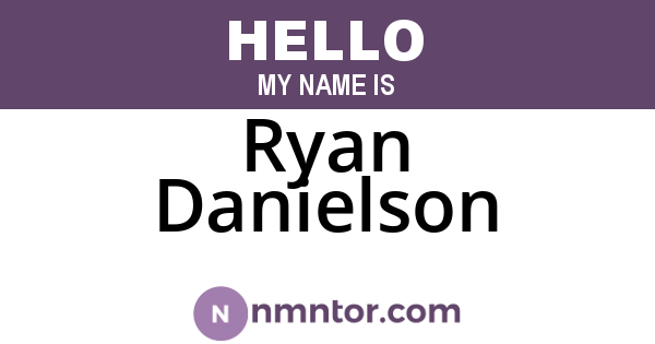 Ryan Danielson