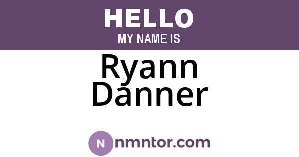 Ryann Danner