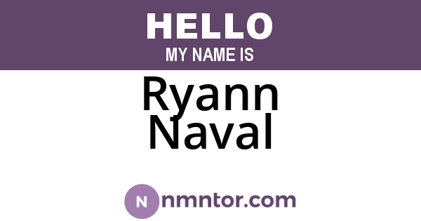 Ryann Naval