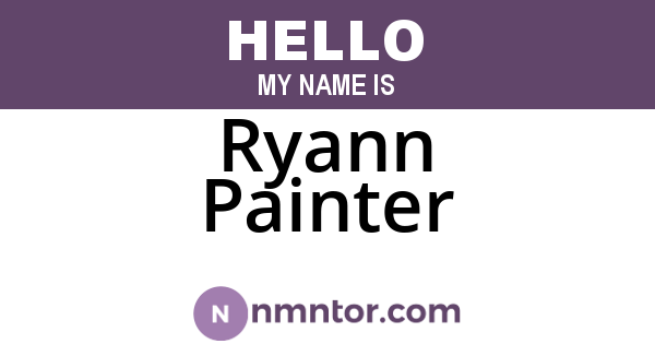 Ryann Painter