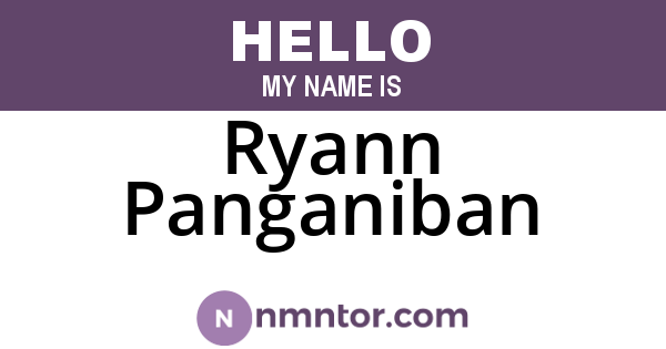 Ryann Panganiban