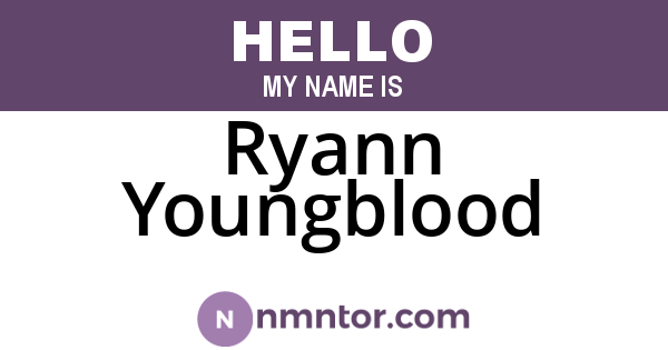 Ryann Youngblood