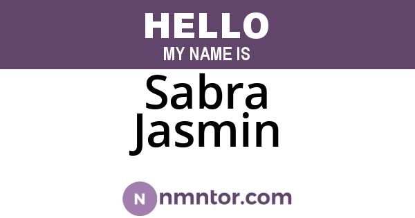 Sabra Jasmin